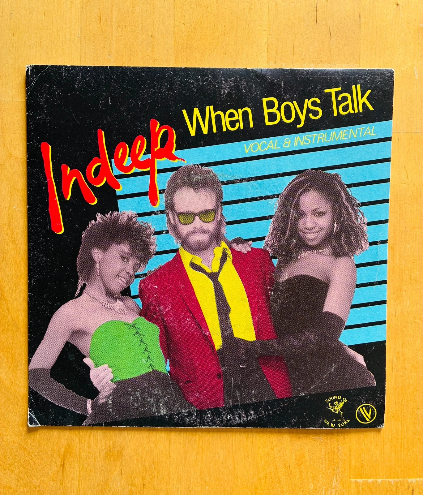 Disque vinyle 45T Indeep When boys talk.
